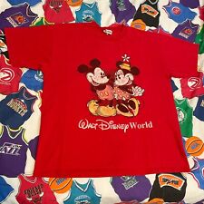 Vintage Disney Mickey Minnie Mouse Disneyland Cartoon Tee  picture