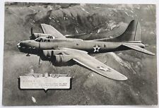 Navy Airplane Original 1940s 5x7 Photo Picture Card Military Plane BOEING B-17 picture