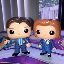 Funko Pop X-Files Mulder #183 and Scully #184 Loose Figures picture