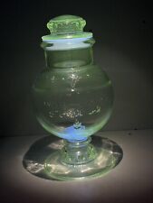 Vintage 1971 Lucas Prouty 4 Quart True Measure Antique Glass Italy Storage Jar picture