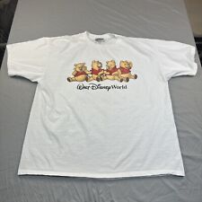 Vintage Winnie the Pooh Walt Disney World Parks White T Shirt 2XL picture