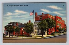 Minot ND-North Dakota, St Joseph's Hospital, Antique Souvenir Vintage Postcard picture