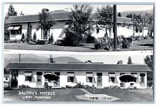 Libby Montana MT Postcard RPPC Photo Dalton's Motel c1950's Unposted Vintage picture