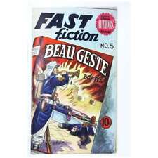 Fast Fiction #5 1949 series Seaboard comics Fine+ Full description below [h` picture