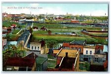 c1910's Bird's Eye View Of Fort Dodge Iowa IA Antique Unposted Postcard picture