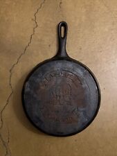 RARE VTG Covered Wagon Bottom AB&I American Cookware 9  B Cast Iron Skillet picture