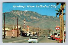 Cathedral City CA-California, Scenic Greetings, Chevron, Vintage c1962 Postcard picture