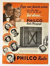 1930's Vintage LIFE Ads Philco Radio, Lane Cedar Chests, Martini & Rossi celebs picture