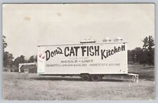 RPPC Dons Catfish Kitchen Mobile Unit Dewitt Forrest City Arkansas 1979 - M4 picture