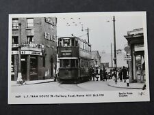 Vintage Postcard RPPC Tram Trolley Electric Car Herne Hill A8692 picture