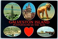 Postcard - Playground In The Sun - Galveston Island, Texas picture