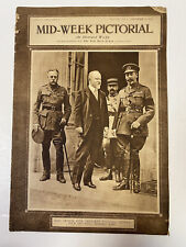1918 Mid-Week Pictorial NY Times King George Pres. Poincare Gen. Foch Vol. VIII picture
