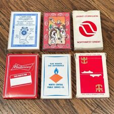 Vintage Hoyle Playing Card Deck LOT Budweiser Royal Caribbean Teamsters RARE ++ picture