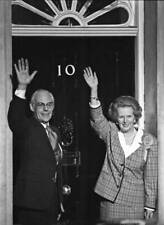 Margaret Thatcher, her husband, Denis Thatcher celebrate 1987 Old Photo 1 picture
