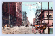 1910. DENVER, COLORADO. 17TH ST. FROM CALIFORNIA ST. POSTCARD ST3 picture