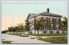 Postcard Des Moines, Idaho, Post Exchange Guard House and Headquarters, Ft. A611 picture