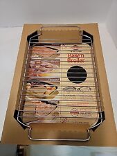 Vtg 80's West Bend 4 in 1 Bake n Broiler Porcelain on Aluminum Pan 13x9.5x2 NEW picture