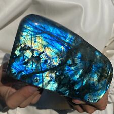 2.7lb Natural Gorgeous Labradorite Quartz Crystal Stone Specimen Healing picture