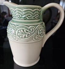 Longaberger Pottery American Craft Pitcher in Ivy 20 T picture