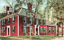 Concord MA Massachusetts, Wright Tavern Headquarters, Vintage Postcard picture