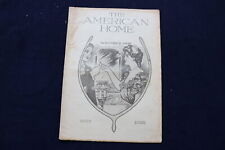 1906 NOVEMBER THE AMERICAN HOME NEWSPAPER - NICE ILLUSTRATED COVER - NP 8689 picture
