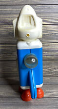 Vintage Tomy 1980 Space Shuttle Station Rocket White Blue Red Plastic picture