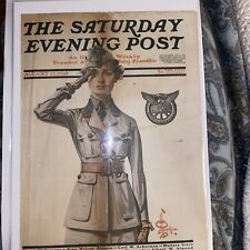 The Saturday Evening Post. August 1918 JC Leyendecker HTF Cover picture