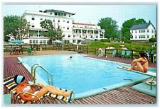 c1960's The Ralph Waldo Emerson Rockport Massachusetts MA Swimming Pool Postcard picture