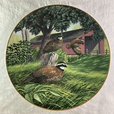 BOBWHITE IN MAY Plate The Sporting Year Artist Ken Michaelson Quail Bobwhites picture