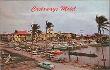 Postcard Ocean Side Castaways Motel Miami Beach FL  picture