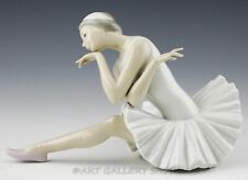 Lladro Figurine DEATH OF A SWAN BALLERINA BALLET DANCER LAKE #4855 Retired Mint picture
