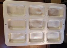 1994 Wilton Aluminum Loaf Pan #2105-8466  9 Cavity Mini loaves/Cakes picture