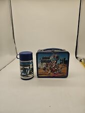 Vintage 1984 HE-Man MASTERS of the UNIVERSE Metal Lunchbox & Thermos Lunch Box picture