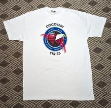 Vintage 1989 NASA Discovery STS-33 Space Shuttle Single Stitch T-Shirt Adult XL picture