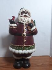 AFRICAN AMERICAN SANTA FIGURINE, HOLIDAY NOVELTIES JCPENNEY picture