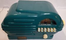 Crosley CR-3 Collector's Edition AM/FM Radio Cassette Player Blue Green TESTED  picture