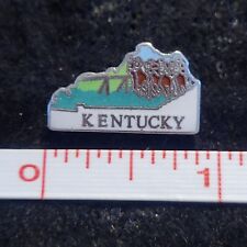 Kentucky KY Souvenir State Lapel Pin Hat Vest Tie Tack silver tone Mafco racing picture