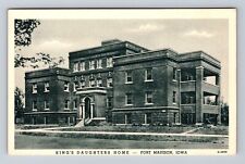Fort Marion IA-Iowa, King's Daughter Home, Antique, Vintage Postcard picture