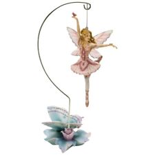*RETIRED* Dragonsite Mauve Ballerina Fairy Ornament by Jessica Galbreth picture