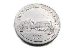1907 Locomobile Cup Racer Sunoco Antique Car Series Coin Silver Tone picture