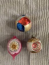 3 Vintage POLAND Ornaments LOT #20 picture