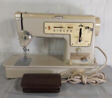 Vintage Singer Sewing Machine Tested Working With Pedal. picture