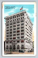 Shreveport LA-Louisiana, Commercial National Bank Building Vintage Postcard picture