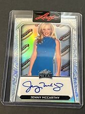 2024 Leaf Independence Day Jenny McCarthy Auto Silver Refractor Hot Dog #d 2/4 picture