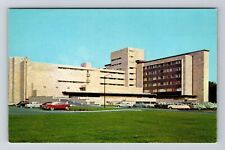 Houston TX-Texas, University, Exterior Large Building, Vintage Postcard picture