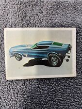 1970 MONOGRAM 1/24 SCALE Boss Mustang Tom Daniel TRADING CARD picture