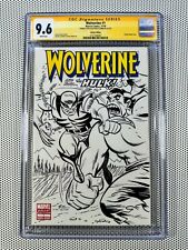 Wolverine #1 Marvel Comics Huk 181 Original Art Sketch Signed Bruce Timm CGC 9.6 picture