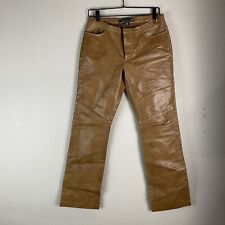 Gap Vintage Leather Boot Cut Pants Womans Size 8 picture