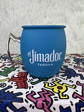 El Jimador Tequila Blue Moscow Mule Cup Drink Mug White Logo Agave NEW IN BOX picture
