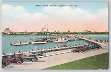 Postcard Mississippi Gulfport Small Craft Harbor Yacht Boats Vintage Unposted picture